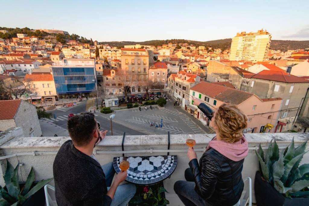 The Spot - Rooftop In The City Centre + Parking Šibenik Buitenkant foto